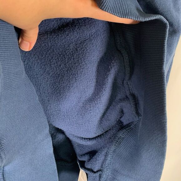 North Face Hoodie Men's Large Blue Graphic Print Pockets Drawstring Pullover - Picture 7 of 10